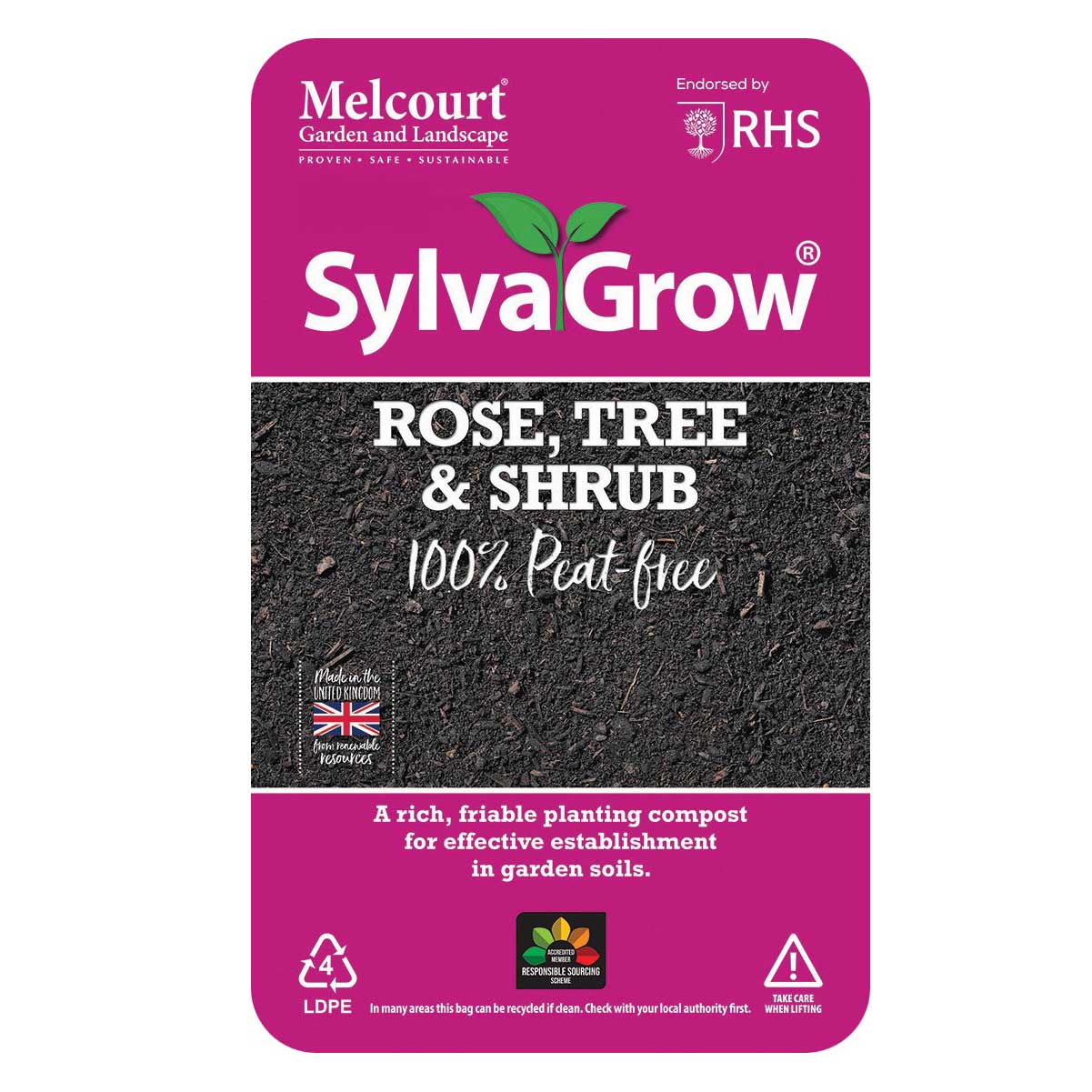 SylvaGrow® Rose, Tree & Shrub Planting Compost